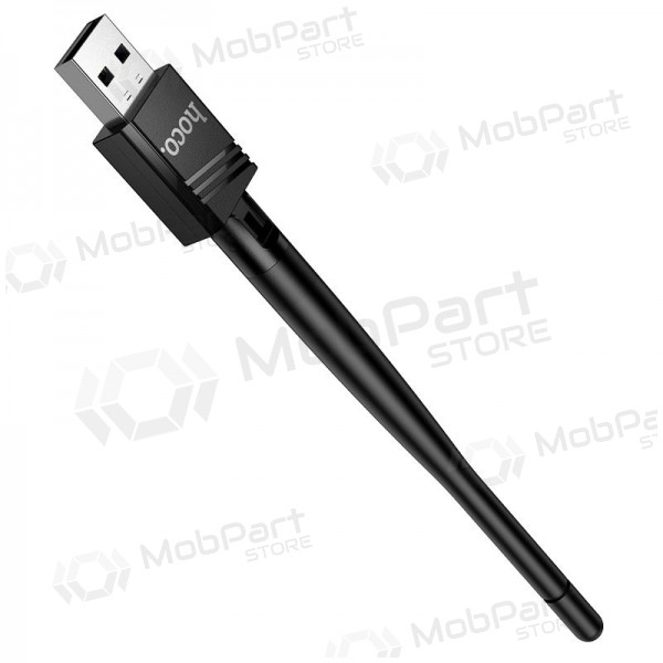 USB Wi-Fi adapteris Hoco HI37 USB Wi-Fi 4 melns