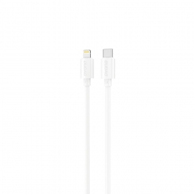 Lightning kabelis Dudao L4X USB-C uz Lightning 2 m 30 W balts