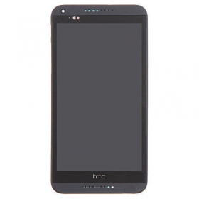 HTC Desire 816 ekrāns (melns) (ar rāmīti) (lietots grade B, oriģināls)