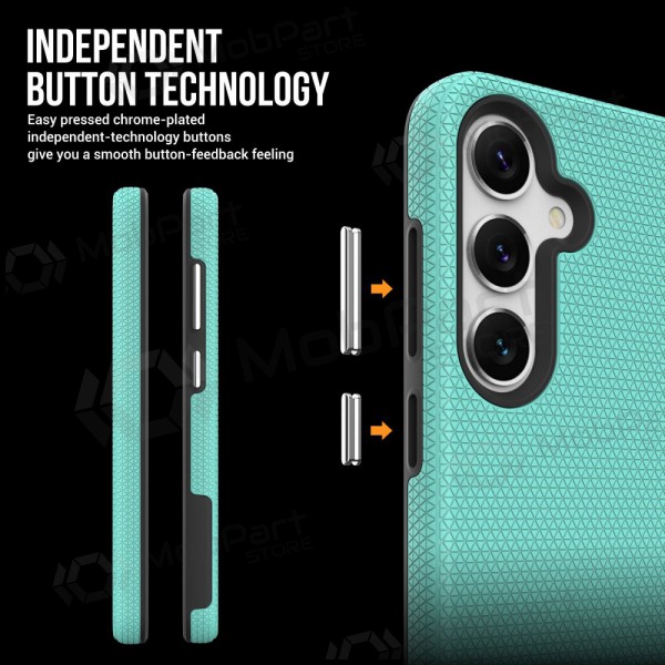 Maciņš / vāciņš Perfectionists Triangle Case Samsung A165 A16 4G/A166 A16 5G zaļš Maciņš / vāciņš Perfectionists Triangle Case Samsung A165 A16 4G/A166 A16 5G zaļš