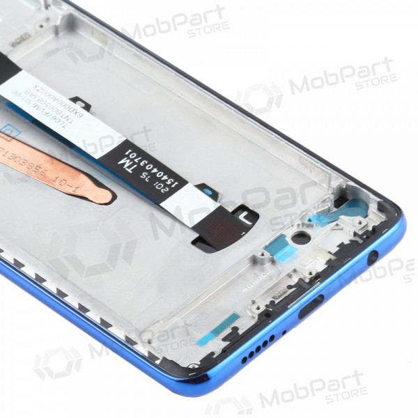 Xiaomi Poco X3 / X3 NFC ekrāns (zils) (ar rāmīti) (service pack) (oriģināls)