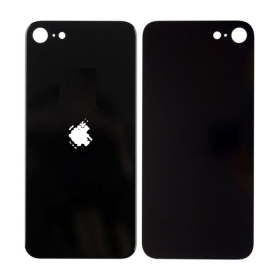 Apple iPhone SE 2020 / SE 2022 aizmugurējais vāciņš (melns)