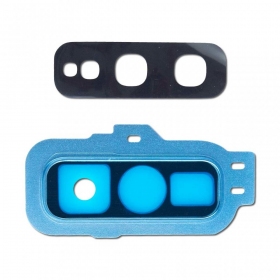 Samsung G970 Galaxy S10e kameras stikliņš zils (Prism Blue)