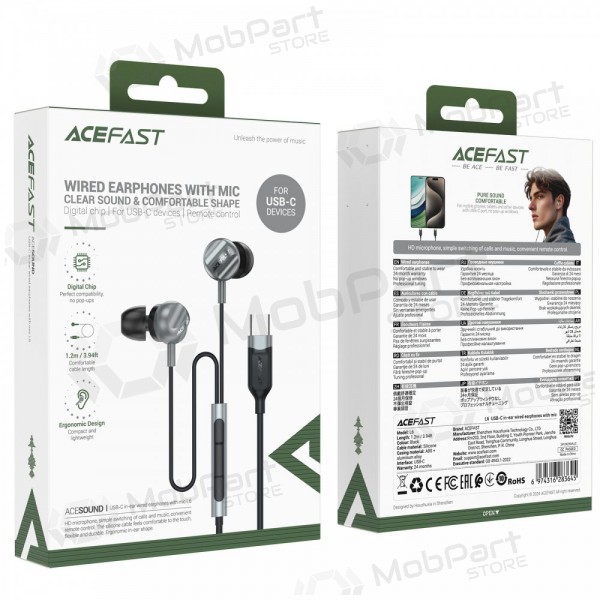 Austiņas Acefast L6 USB-C Austiņas Acefast L6 USB-C