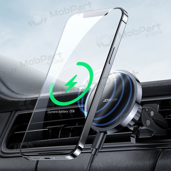 Lādētājs-laikiklis magnetinis automobilinis Joyroom JR-ZS240 MagSafe 15W melns