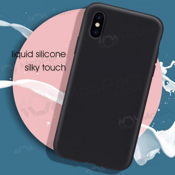 Apple iPhone 13 mini maciņš - Liquid Silicone - 1.5mm (melns)