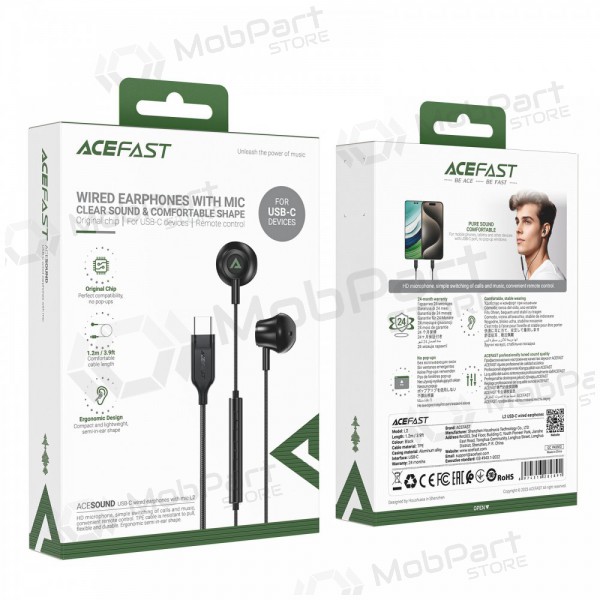 Austiņas Acefast L2 USB-C Austiņas Acefast L2 USB-C