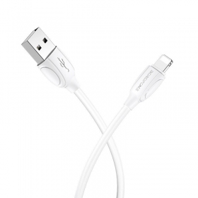 Lightning kabelis Borofone BX19 USB-A uz Lightning 1 m balts