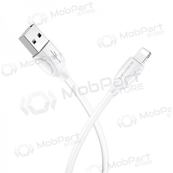 Lightning kabelis Borofone BX19 USB-A uz Lightning 1 m balts