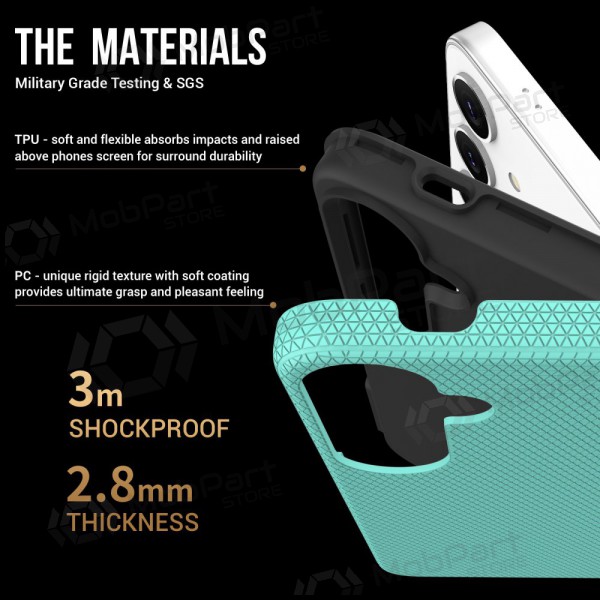 Maciņš / vāciņš Perfectionists Triangle Case Samsung A165 A16 4G/A166 A16 5G zaļš Maciņš / vāciņš Perfectionists Triangle Case Samsung A165 A16 4G/A166 A16 5G zaļš