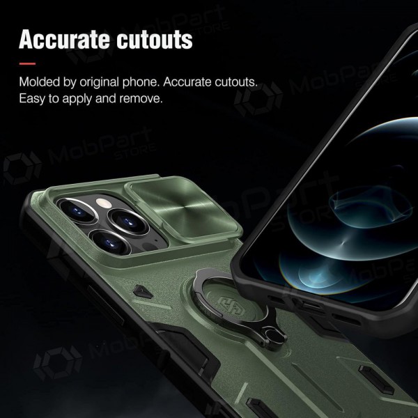 Apple iPhone 14 Pro maciņš / vāciņš „Nillkin Armor Pro“ (zaļš) Apple iPhone 14 Pro maciņš / vāciņš „Nillkin Armor Pro“ (zaļš)