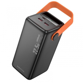 Ārējā baterija Power Bank Borofone BJ66B 22.5W+PD20W 60000mAh melna
