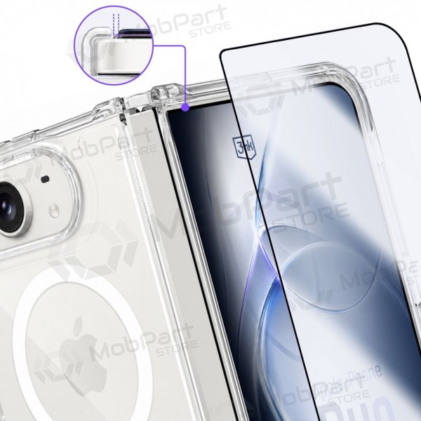 Apple iPhone Duo maciņš - 3mk Armor MagCase (caurspīdīgs)