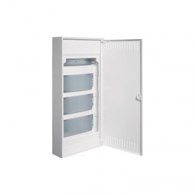 Hager 48 mod. virštinkinis skydelisar metalinėmis durelėmis VOLTA VA48NWB