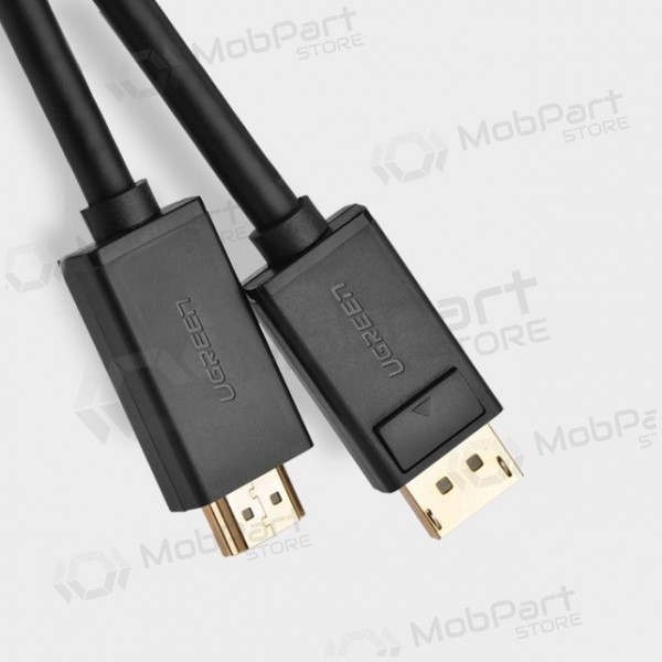 Kabelis Ugreen DP101 DisplayPort to HDMI 2.0m melns