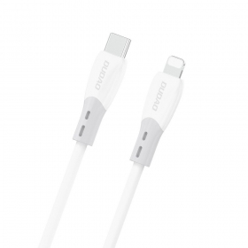 Lightning vads Dudao L25SX USB-C uz Lightning 2 m 30 W balts