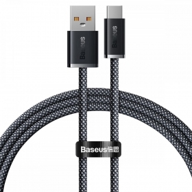 USB kabelis Baseus Dynamic 100W USB-A to Type-C 1.0m pelēks CALD000616