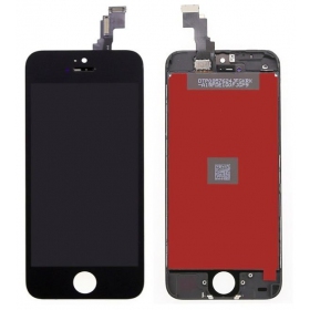Apple iPhone 5C LCD ekrāns / displejs ar skārienjutīgo stikliņu (melns) (aukštos kokybės kopija)