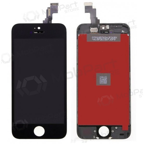 Apple iPhone 5C ekrāns (melns) Apple iPhone 5C ekrāns (melns)
