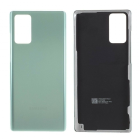 Samsung N980 / N981 Galaxy Note 20 aizmugurējais baterijas vāciņš zaļš (Mystic Green)