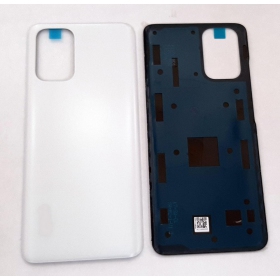Xiaomi Redmi Note 10S aizmugurējais baterijas vāciņš balts (Pebble White)