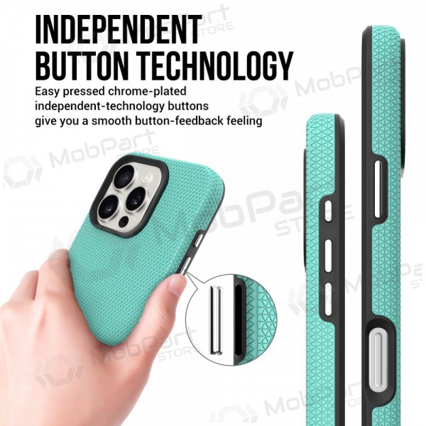 Maciņš / vāciņš Perfectionists Triangle Mag Case Apple iPhone 13/14 zaļš Maciņš / vāciņš Perfectionists Triangle Mag Case Apple iPhone 13/14 zaļš