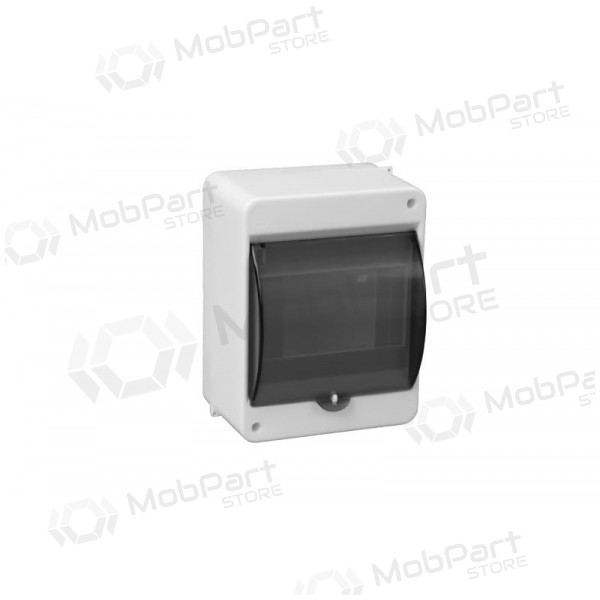 Pawbol 5 mod. virštinkinis skydelis C.2020 (su caurspīdīgsom durelėm,ar įžeminimo gnybtais balts)