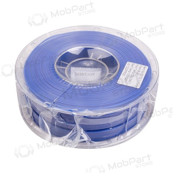 3D spausdinimo plastikas PETG, 1.75mm, 1kg, zils