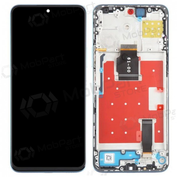 Ekranas Huawei Honor X8a/Honor 90 Lite su lietimui jautriu stikliuku un rėmeliu Black ORG