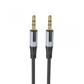 Audio kabelis Borofone BL19 3,5mm to 3,5mm melns