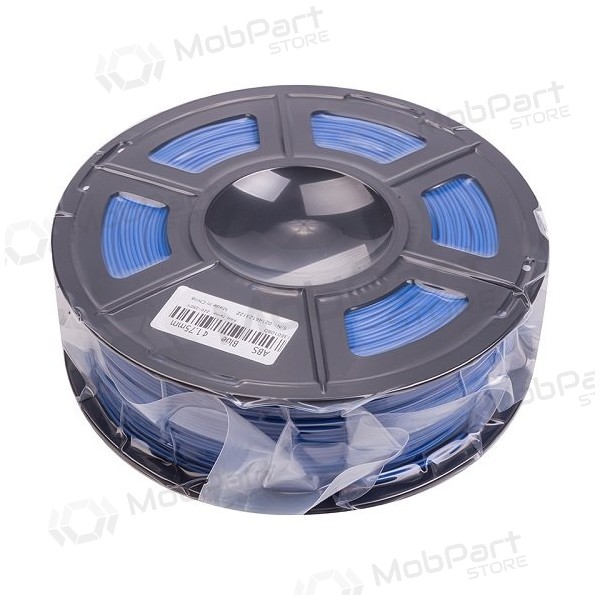 3D spausdinimo plastikas ABS, 1.75mm, 1kg, zils