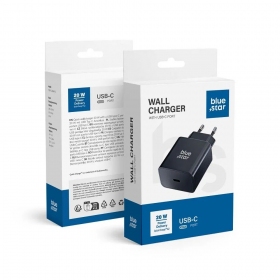 Tālruņa lādētājs Blue Star TFB-TC-20WPD 20 W USB-C melns