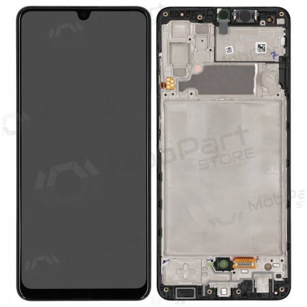 Samsung Galaxy A32 4G ekrāns (melns) (ar rāmi) (oriģināls)