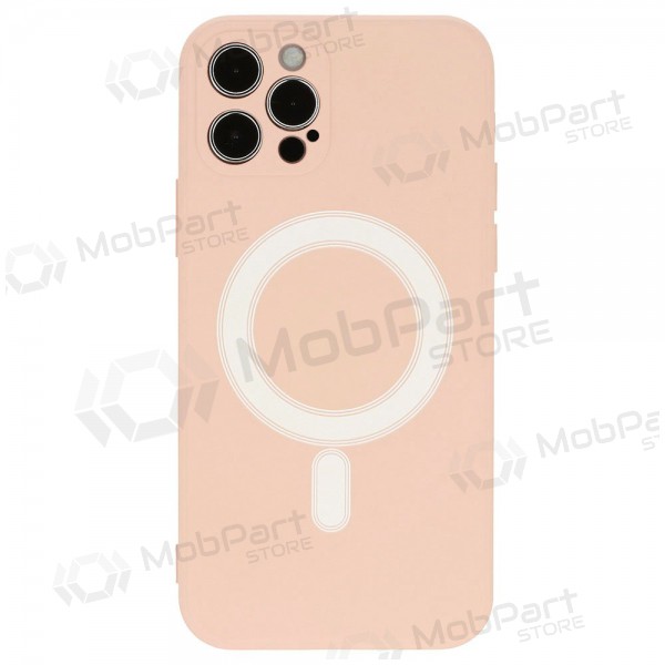 Apple iPhone 12 maciņš - MagSilicone (smilškrāsas)
