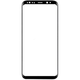 Samsung G955F Galaxy S8 Plus Ekrāna stikliņš (melns)