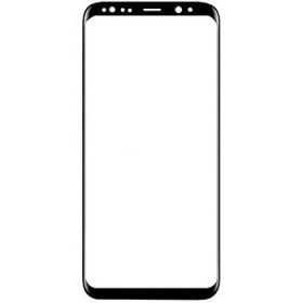 Samsung G955F Galaxy S8 Plus Ekrāna stikliņš (melns) (for screen refurbishing)