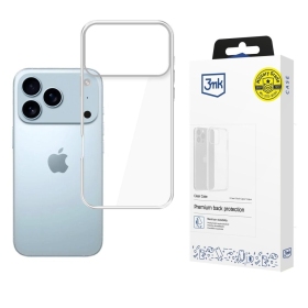Apple iPhone 17 Pro Max, 18 Pro Max maciņš - 3MK Clear Case (caurspīdīgs)