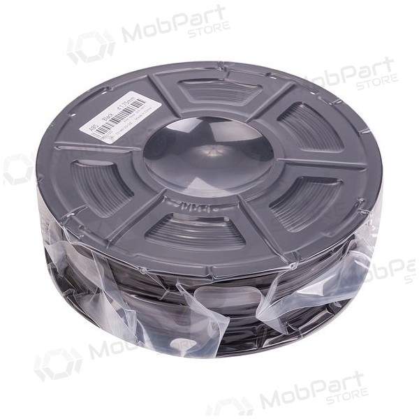 3D spausdinimo plastikas ABS, 1.75mm, 1kg, melns
