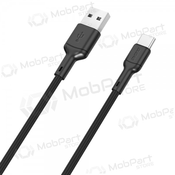 USB kabelis Dudao L9T USB-A uz USB-C 5A 1.0m melns