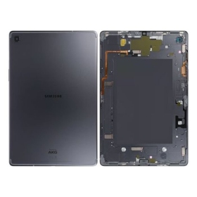 Samsung T725 Galaxy Tab S5e (2019) aizmugurējais baterijas vāciņš (melns) (lietots grade B, oriģināls)