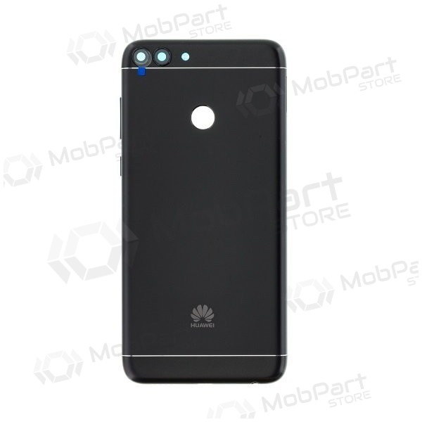 Huawei P Smart / Enjoy 7S aizmugurējais baterijas vāciņš (melns) (lietots grade C, oriģināls)