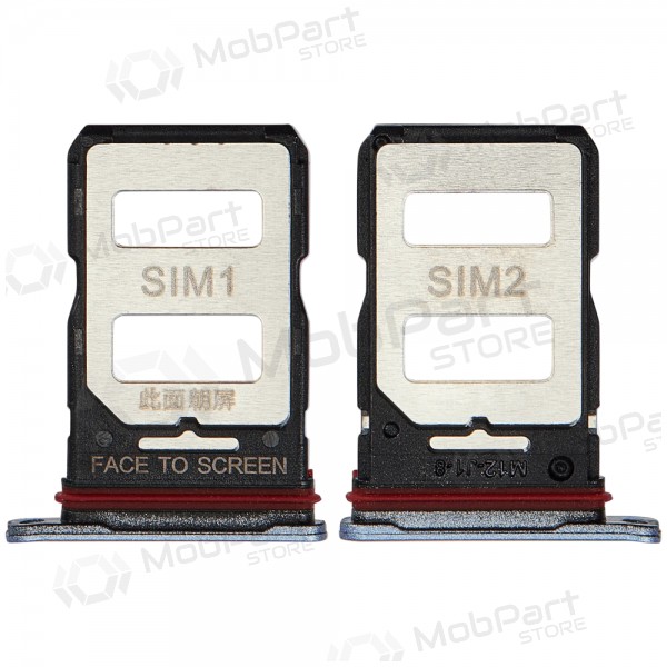 Xiaomi 13T, 13T Pro SIM kartes turētājs (zils)
