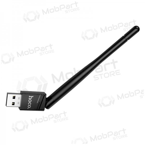 USB Wi-Fi adapteris Hoco HI37 USB Wi-Fi 4 melns