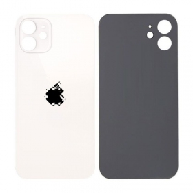 Apple iPhone 12 aizmugurējais baterijas vāciņš (balts) (bigger hole for camera)