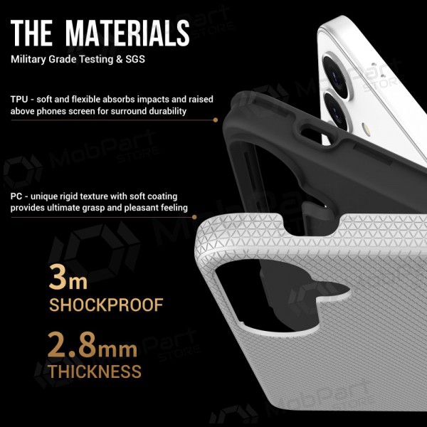 Maciņš / vāciņš Perfectionists Triangle Case Samsung A165 A16 4G/A166 A16 5G sudraba Maciņš / vāciņš Perfectionists Triangle Case Samsung A165 A16 4G/A166 A16 5G sudraba