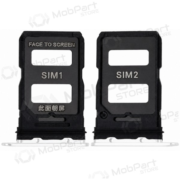 Xiaomi 14, 14 Pro SIM kartes turētājs (balts)