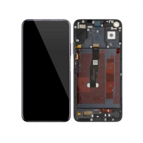 Ekranas Huawei Honor 20/Nova 5T su lietimui jautriu stikliuku un rėmeliu Black ORG