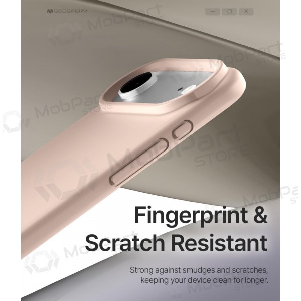 Apple iPhone Air maciņš Mercury "Pure Magsafe Silicon Case" (rozā smiltis)