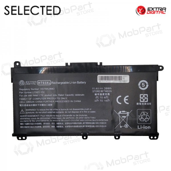 HP HT03XL, 4150mAh klēpjdatoru akumulators, Selected HP HT03XL, 4150mAh klēpjdatoru akumulators, Selected