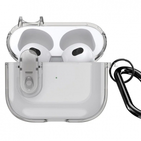 Maciņš / vāciņš Dux Ducis PECL Apple AirPods 3 pelēks